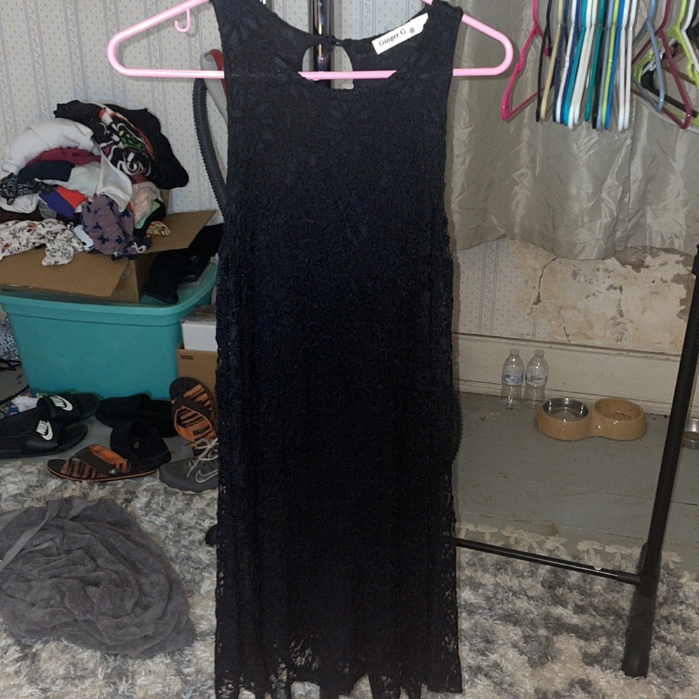 Ginger G black lace dress